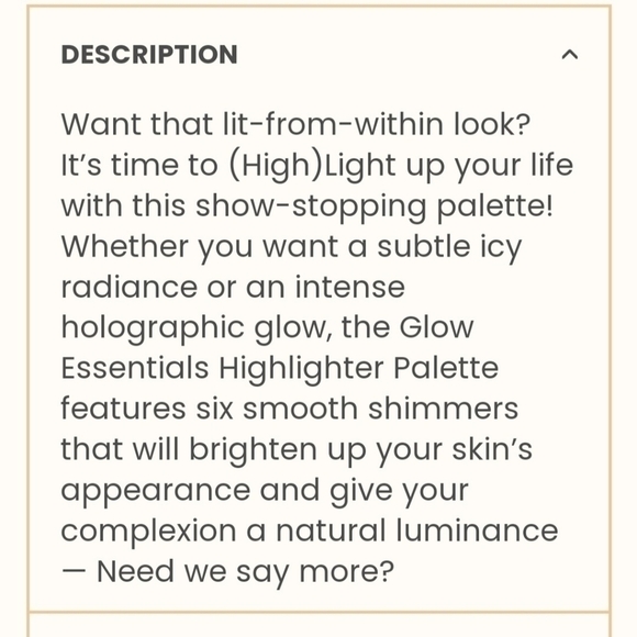 NIB Ace Beaute Glow Essentials Shimmer Highlighter Palette - Picture 12 of 14